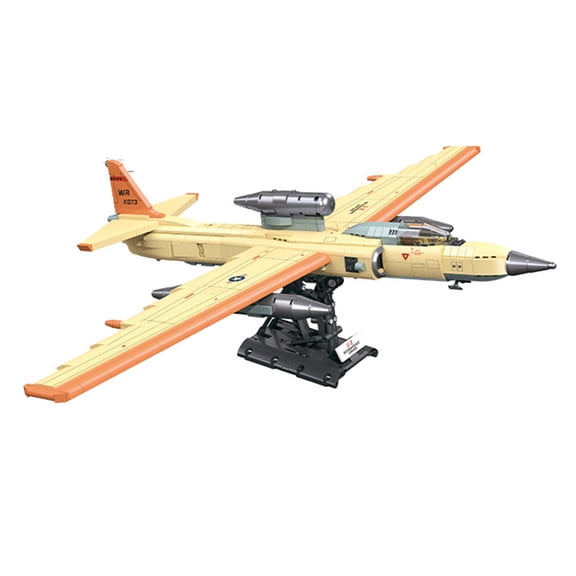 GZBricker U2 Reconnaissance Aircraft Building Set Compatible with Lego Military Plane Collectible Model for Adult Home Office Decor
