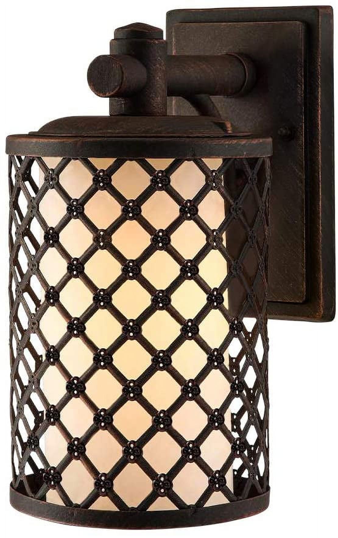 GZBtech Outdoor Porch Light Vintage Wall Lighting Fixture Oil Rubbed Bronze Finish Wall Mount Waterproof for Patio Garage