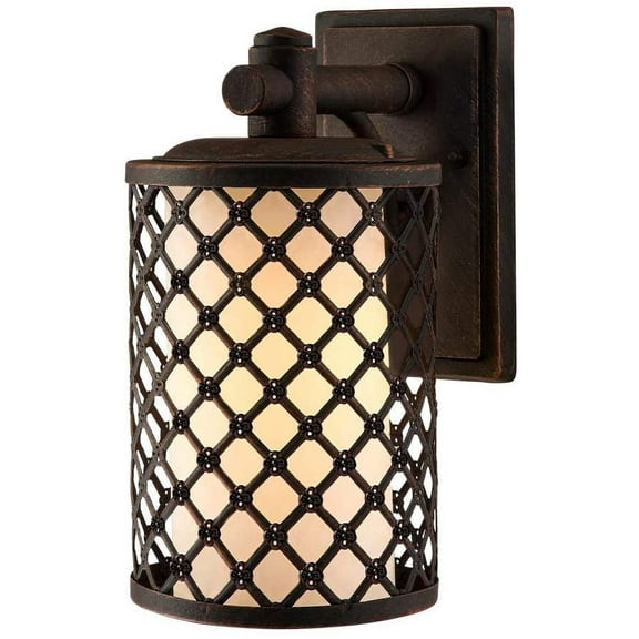 GZBtech Outdoor Porch Light Vintage Wall Lighting Fixture Oil Rubbed Bronze Finish Wall Mount Waterproof for Patio Garage