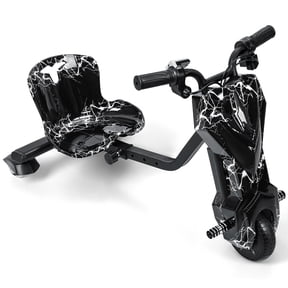 GZCW Drift Trike,Kid Ride on Tricycles,Big Wheel Drifting Tricycle for Ages 8+,Ride-On Kids Tricycle with Adjustable Seat