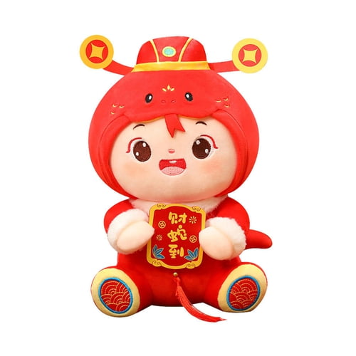 GZCW Snake Mascot Doll 2025 Year of The Snake Toy Chinese New Year