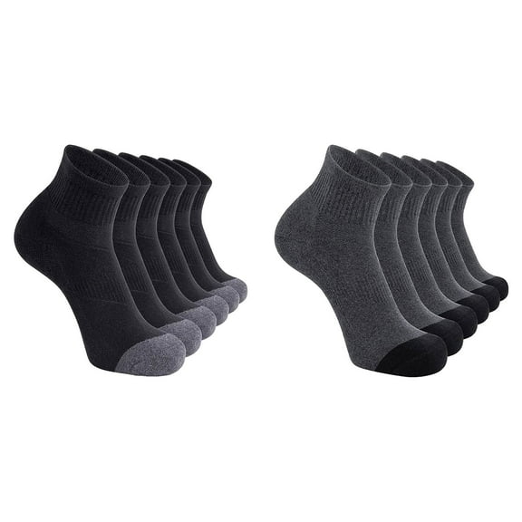 GZEFJRQM 2PCS Mens Socks 10 Pairs Men's Basketball Socks Solid Color Short Socks Ankle Socks for Men