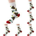thumbnail image 1 of GZEFJRQM 6 Pairs Christmas Socks Adults Clearance Sale Holiday Xmas Socks Set Colorful Thick Slipper Socks for Women Men Non Slip Warm Fuzzy Socks Christmas Gifts, 1 of 4