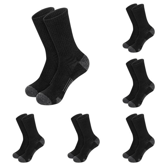 GZEFJRQM 6 Pairs Tube Socks Women Men Solid Color Basketball Sport Socks Autumn Winter Lightweight Thin Casual Calf Socks Moisture Wicking Soft Breathable Dress Socks
