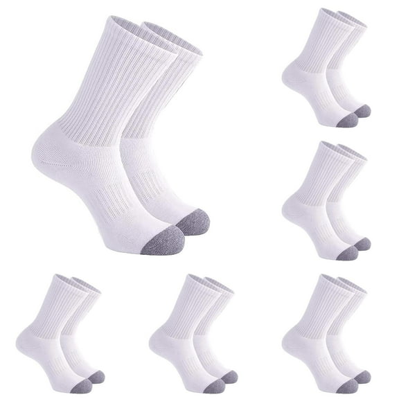 GZEFJRQM 6 Pairs Tube Socks Women Men Solid Color Basketball Sport Socks Autumn Winter Lightweight Thin Casual Calf Socks Moisture Wicking Soft Breathable Dress Socks