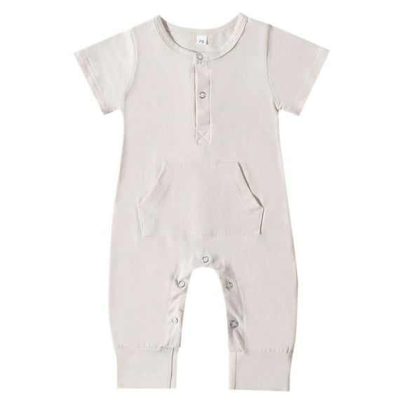 GZEFJRQM Burgundy Suit for Boys White Sweatsuit Girls Coveralls for Kimono Onesies 0-3 Months Baby Clothes Boy 12-18 Months Clothes 18 Months Boy, Beige 12-18 Months
