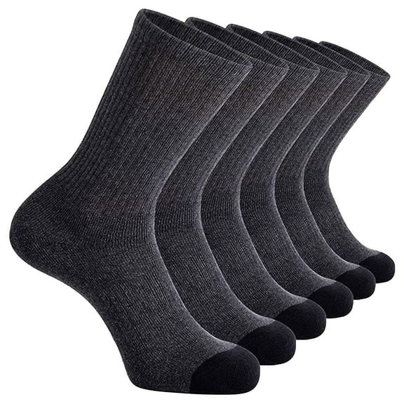 GZEFJRQM Compression Socks Men 5 Pairs Men's Basketball Socks Solid Color Short Socks Golf Socks for Men Gray-B