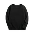 thumbnail image 1 of GZEFJRQM Girls Solid Color Sweatshirt Teen Girl Oversized Crewneck Sweatshirts Kids Casual Drop Shoulder Pullover Tops Trendy Sweatshirts for Kid, 1 of 8
