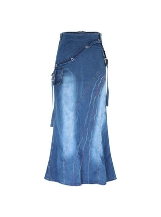 Long Jean Dresses And Skirts