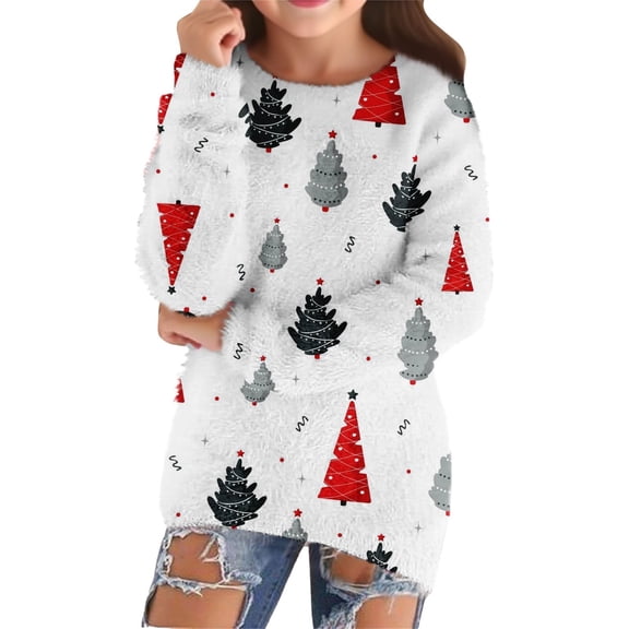 GZEFJRQM Merry Christmas Shirts Christmas Baseball Shirt Sweatshirts Boys Tshirts 6 Youth Sweatshirt Clothes for Girls 4-6 Boy Clothes Tween Clothes