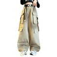 thumbnail image 1 of GZEFJRQM Pants for Boys Pantalones Para Niños Sweatpants for 10-12 Pj Pants Teen Boys Size 14-16 Brown Trousers Camo Clothes for Girl Gifts 6-8 Boys, Khaki 10-11 Years, 1 of 8