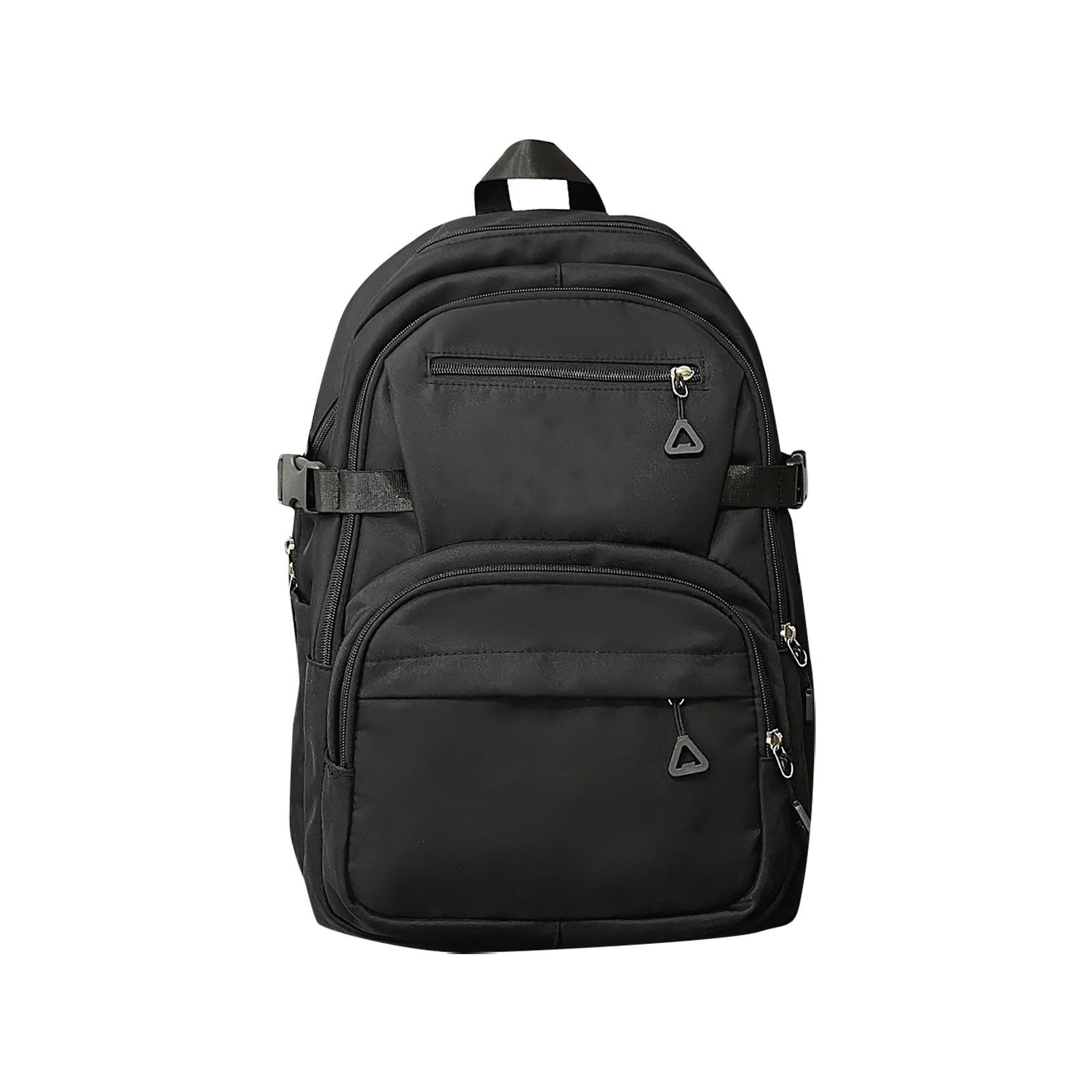 Small Waterproof Backpack for Men Travel Carry on Jobsite Backpack School Tote Mochilas Para Hombre Mochila Laptop Totte Bag, Black One Size
