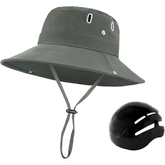 GZFzysl Bucket Hats for Adult Men Women Sun Protection Suitable for Leisure Cycling Bike Helmet (Non-Professional) Mountain Hiking Fishing