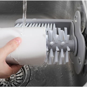 GZHCGSM Dish Scrubber Brush Cleaning Cup Cup Glass Rotate Suction Wash Creative Bottle Kitchen Brush Kitchen，Dining Bar for Sink, Pots, Pans