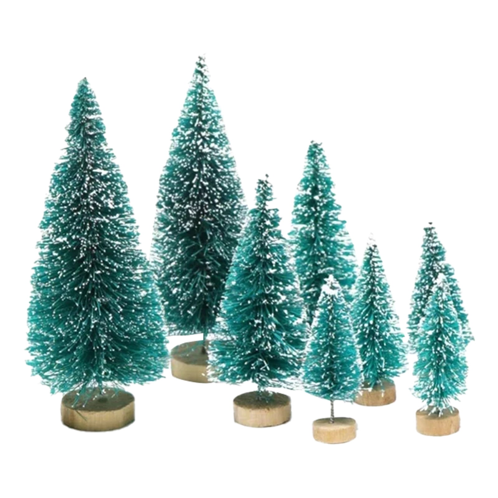 GZHCGSM Sculptures Home Decor 8Pcs Christmas Tree Gift Blue Green