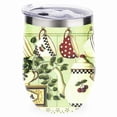 thumbnail image 1 of GZHJMY 1 Pcs Egg Cup, Elegant Coffee Pattern 304 Stainless Steel Vacuum Insulated Cup, U-Shaped Red Wine Cup Eggshell Cup, 1 of 6