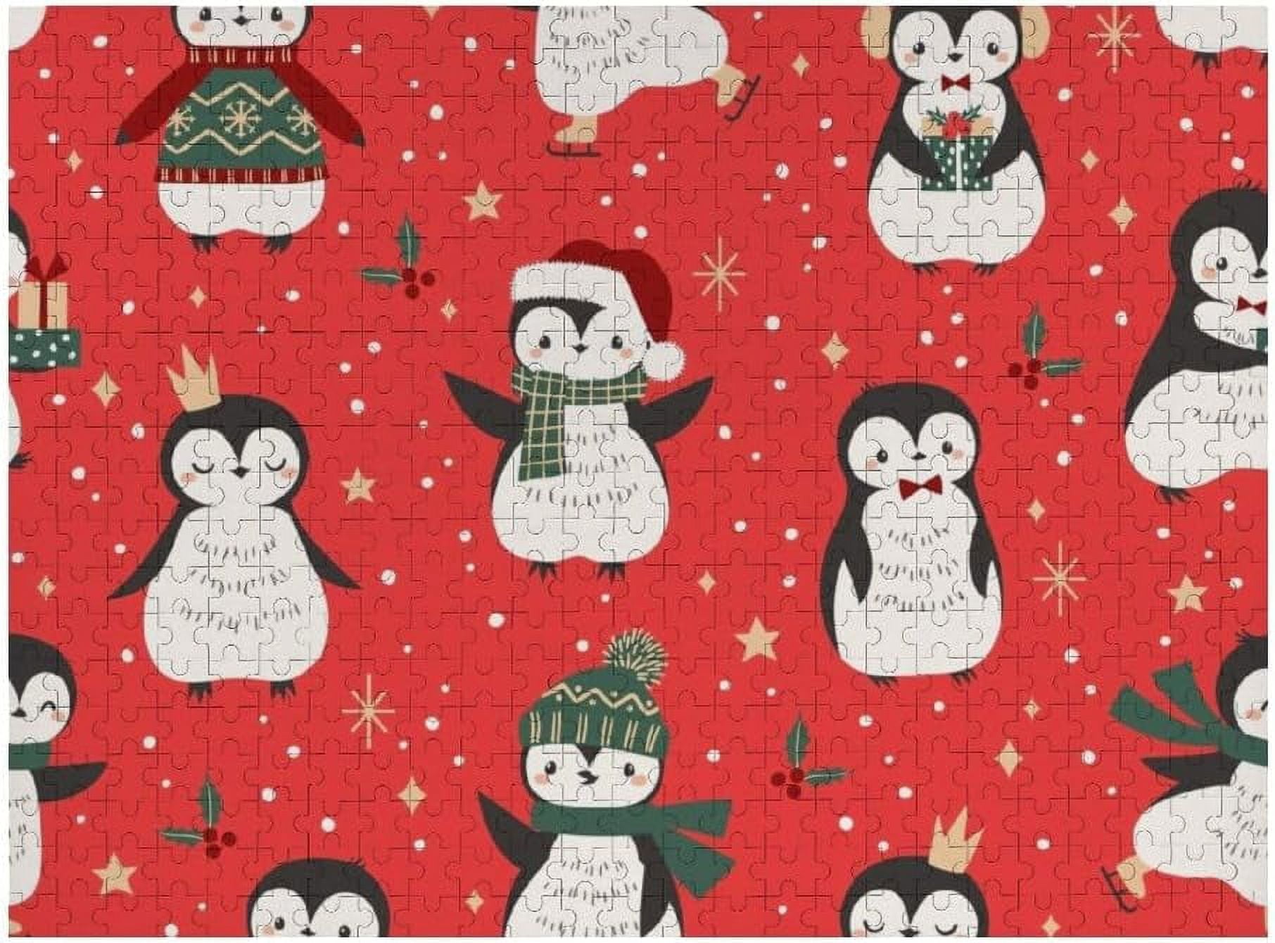 GZHJMY 1000 Piece Jigsaw Puzzle for Kids Adults - Christmas Cute