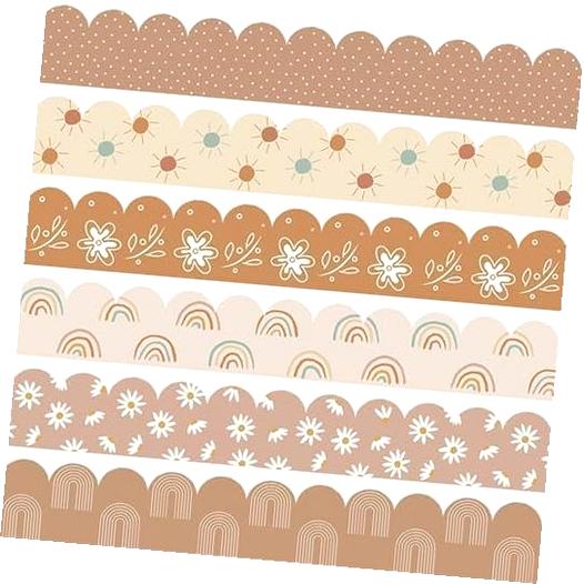 GZHJMY 168ft Boho Bulletin Board Borders, Boho Classroom Decorations ...