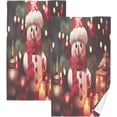 thumbnail image 1 of GZHJMY 2PCS Cute Christmas Snowman Cotton Towel Set,Quick Drying Face Towel,Soft and Breathable Bath Towel Hand Towels for Bathroom, Gym, Beach Washcloths, 1 of 7