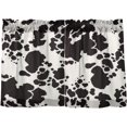 thumbnail image 1 of GZHJMY 36 Inch Length Kitchen Curtains Cow Pattern 2 Panels Half Window Sheer Curtains Rod Pocket Farmhouse Short Drapes for Bathroom Cafe Basement Home Decor, 1 of 7