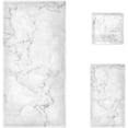 thumbnail image 1 of GZHJMY 3D Beautiful White Marble Print Soft Luxury Decorative Set of 3 Towels, 1 Bath Towel+1 Hand Towel+1 Washcloth, Multipurpose for Bathroom, Hotel, Gym, Spa and Beach, 1 of 5