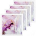 thumbnail image 1 of GZHJMY 4 Pack Purple Marble Ripple Washcloths – Soft Face Towels, Gym Towels, Hotel and Spa Quality, Reusable Pure Cotton Fingertip Towels, 1 of 6