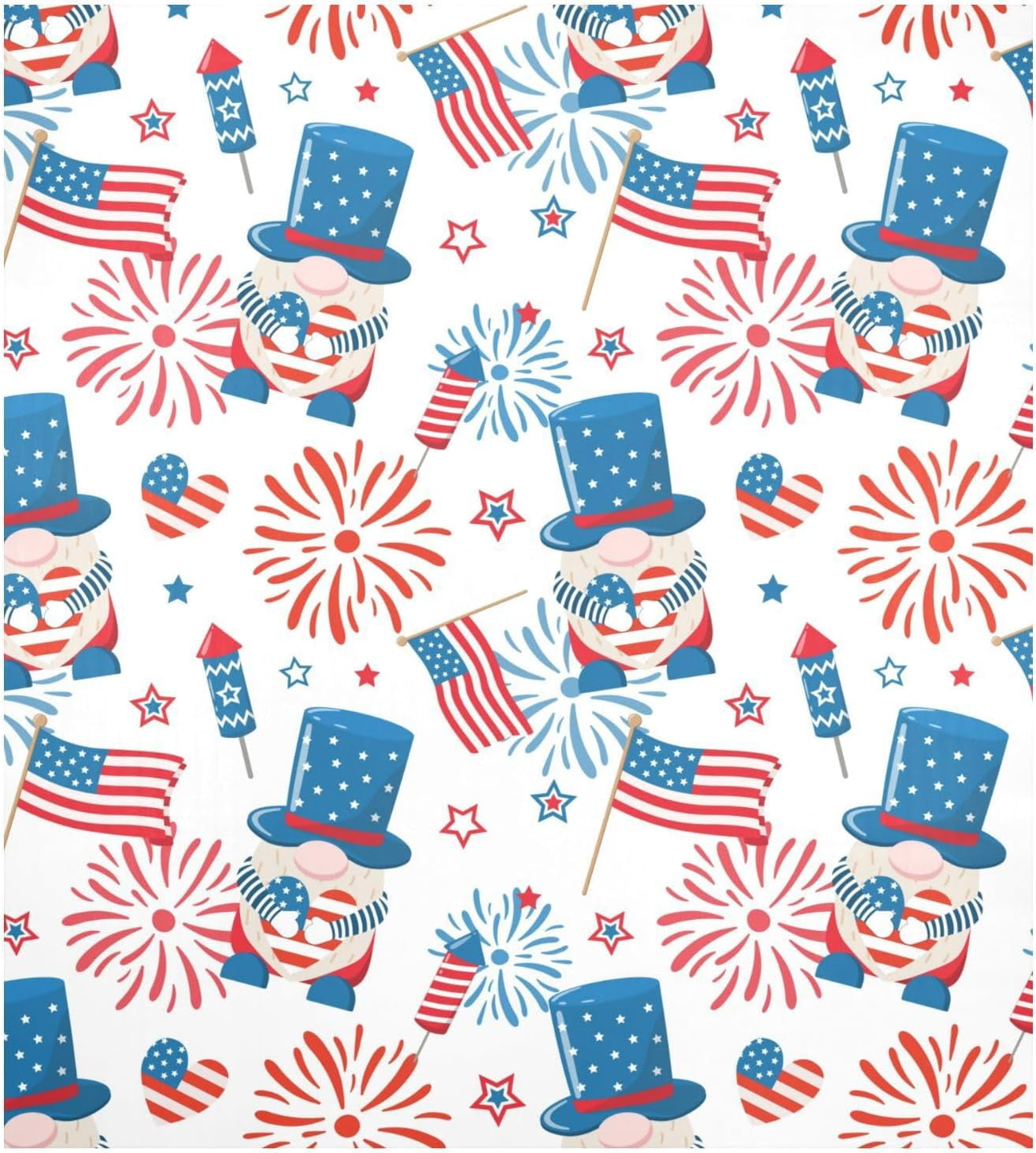 GZHJMY 4th of July Dishwasher Magnet Cover, Kitchen Fridge Door Panel ...