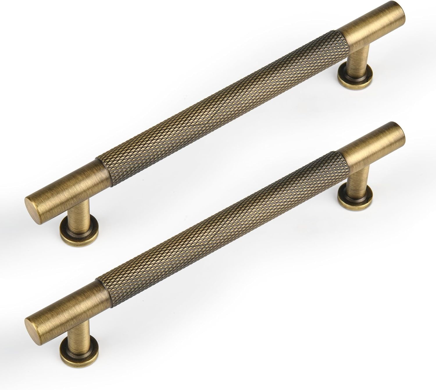 KNOKLOCK 10 Pack 5 Inch(128mm) Kitchen Cabinet Handles Gold Knurled Cabinet Pulls Kitchen Cabinet Hardware Drawer Pulls For Dresser Cupboard Wardrobe - View #4