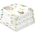 thumbnail image 1 of GZHJMY 6 Pack Cartoon Sloth Kitchen Towels, Soft Highly Absorbent Dish Towels Reusable Tea Towels Set, 28"x 18", 1 of 6