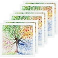 thumbnail image 1 of GZHJMY 6 Pack Four Seasons Tree Washcloths – Soft Face Towels, Gym Towels, Hotel and Spa Quality, Reusable Pure Cotton Fingertip Towels, 1 of 6
