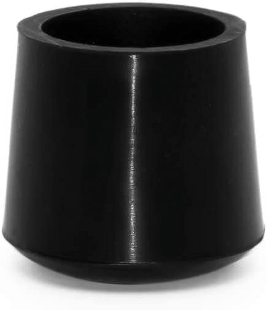 GZHJMY 7/8 Inches 22 mm Black Round Chair Leg Tips Caps Anti-Scratch ...