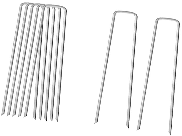 GZHJMY 8 Gauge Landscape 4 Inch Ground 50Pack Landscape Metal Lawn ...