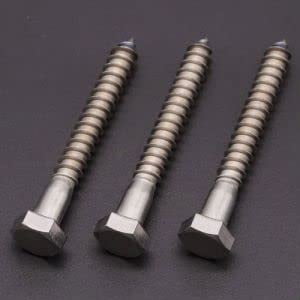 1/4 X 1-1/2 Stainless Steel Hex Lag Screws - 18-8 Grade