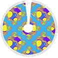 thumbnail image 1 of GZHJMY Abstract Geometric Design Christmas Tree Skirt 30/36/48 Inches for Indoor Outdoor Holiday Party Office Store Cupboard Decoration, 1 of 5
