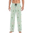 thumbnail image 1 of GZHJMY Alpaca Pajama Pants for Men, Lounge Pants Lightweight Men Pajama Bottoms with Drawstring Pockets, Christmas New Year Birthday Gifts, Medium, 1 of 6