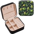 thumbnail image 1 of GZHJMY Avocado Travel Jewelry Case, Portable Small Jewelry Box, Necklace Earrings Travel Jewelry PU Leather Box, Christmas Gift for Women Girl for Necklace Bracelet Earrings Rings, 1 of 7