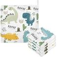 thumbnail image 1 of GZHJMY Baby Gauze Towels for Kids Soft Handkerchief Newborn 100% Cotton Childish Dinosaur Hand Drawn Absorbent 12x12 Inch 3 Pack, 1 of 7