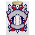 thumbnail image 1 of GZHJMY Baseball Clipboard A4 Standard Size Decorative Clipboard with Low Profile Metal Clip for Students Men Women Classroom and Office Whiteboard Clipboards, 1 of 7