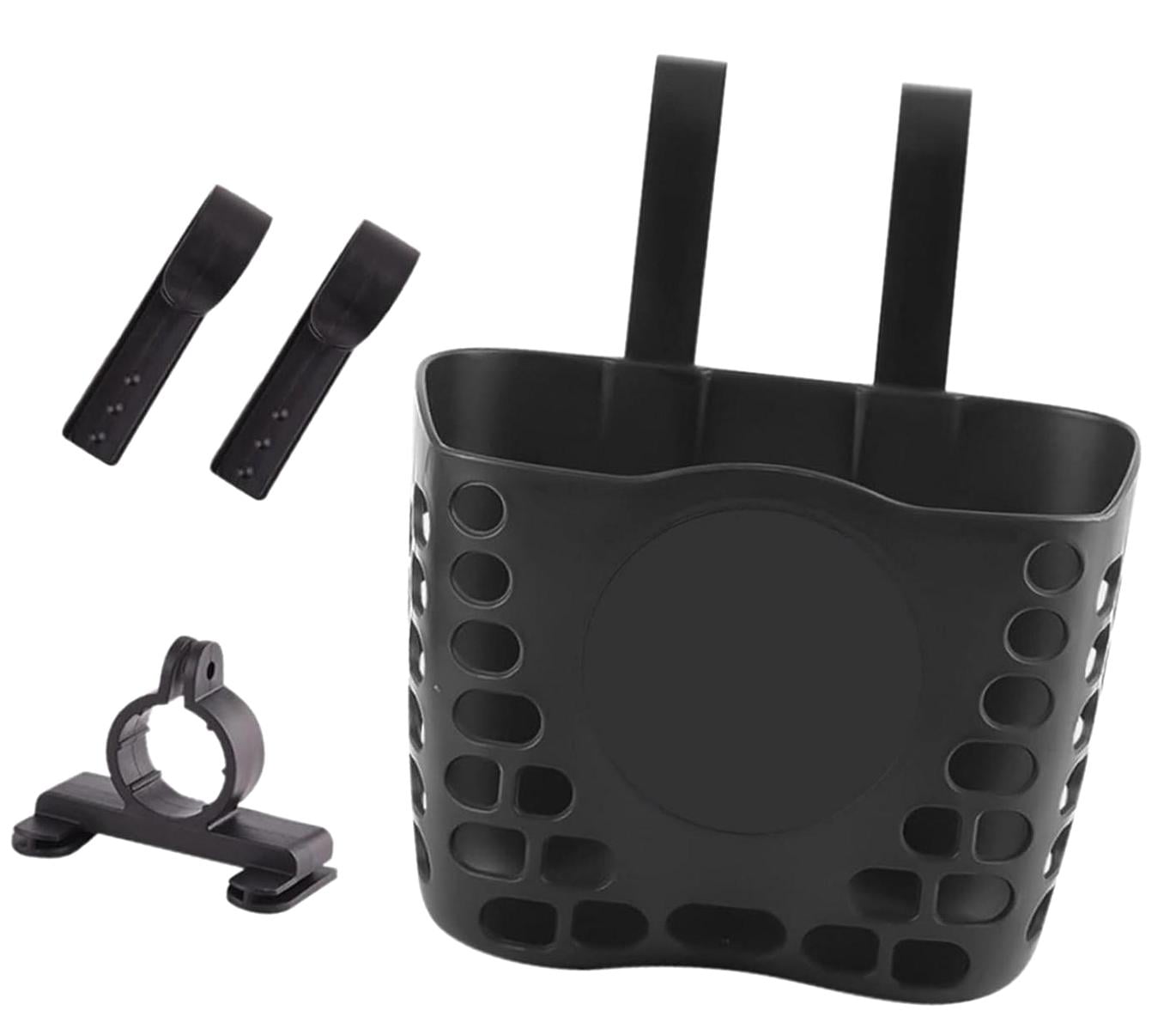 2-Pack Kids Bicycle Baskets - Detachable Plastic Storage Baskets For Boys & Girls Bikes