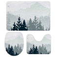 thumbnail image 1 of GZHJMY Bathroom Mat set of 3， 2148126965 3 Pieces Bath Mats Set for Bathroom, Vintage Style Non-Slip Washable Cover Floor Rug Decorations for Kitchen Bathroom Bedroom, 1 of 6