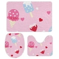 thumbnail image 1 of GZHJMY Bathroom Mat set of 3,3 Pieces Bath Mats Set for Bathroom, Vintage Style Non-Slip Washable Cover Floor Rug Decorations for Kitchen Bathroom Bedroom, 1 of 6