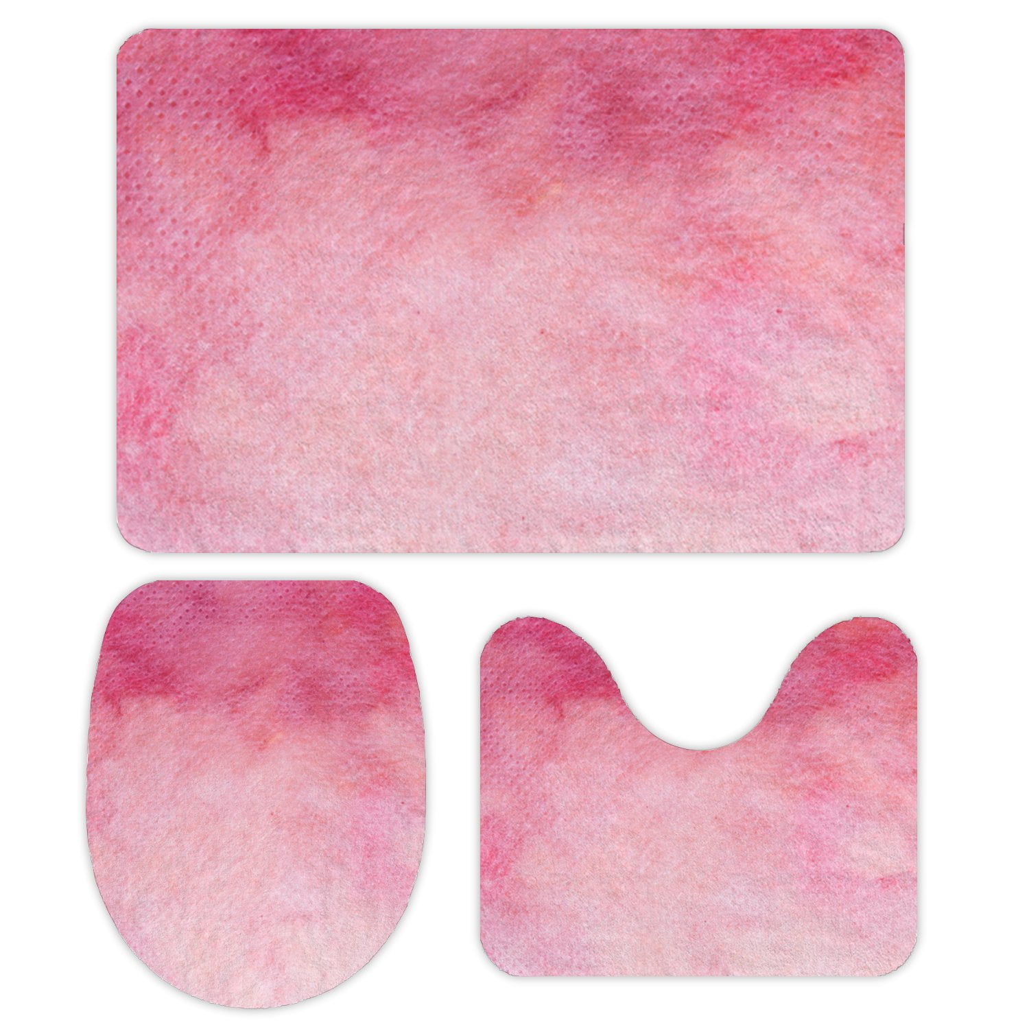 GZHJMY Bathroom Mat set of 3， The Texture Background Is A Beautiful ...