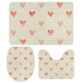 thumbnail image 1 of GZHJMY Bathroom Mat set of 3， 3 Pieces Bath Mats Set for Bathroom, Non-Slip Washable Cover Floor Rug Decorations for Bathroom, 1 of 6