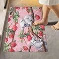 thumbnail image 1 of GZHJMY Bathroom Rug Koala Strawberry Soft and Absorbent Bathroom Carpet Non-Slip Machine Washable Plush Bath Floor Rug Door Mat for Bathtubs, Toilet,Kitchen, 16x24 in Carpet Runner, 1 of 6