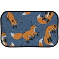 thumbnail image 1 of GZHJMY Bathroom Rugs Mats Non-Slip, Soft Microfiber Absorbent Bath Mats for Shower Bathtubs, Cute Foxes Indoor Entrance Door Mats Bedroom Laundry 31”x20” Carpet Runner, 1 of 7