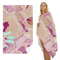 thumbnail image 1 of GZHJMY Beach Towel for Women Girls, Abstract Pink Flower Bath Towel, Oversized Lightweight Sport Towel, 31x51 Inch, 1 of 7