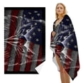 thumbnail image 1 of GZHJMY Beach Towel for Women Girls, American Eagle Bath Towel, Oversized Lightweight Sport Towel, 31x51 Inch, 1 of 7