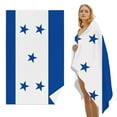 thumbnail image 1 of GZHJMY Beach Towel for Women Girls, Republic of Honduras Flag Bath Towel, Oversized Lightweight Sport Towel, 31x63 Inch, 1 of 7