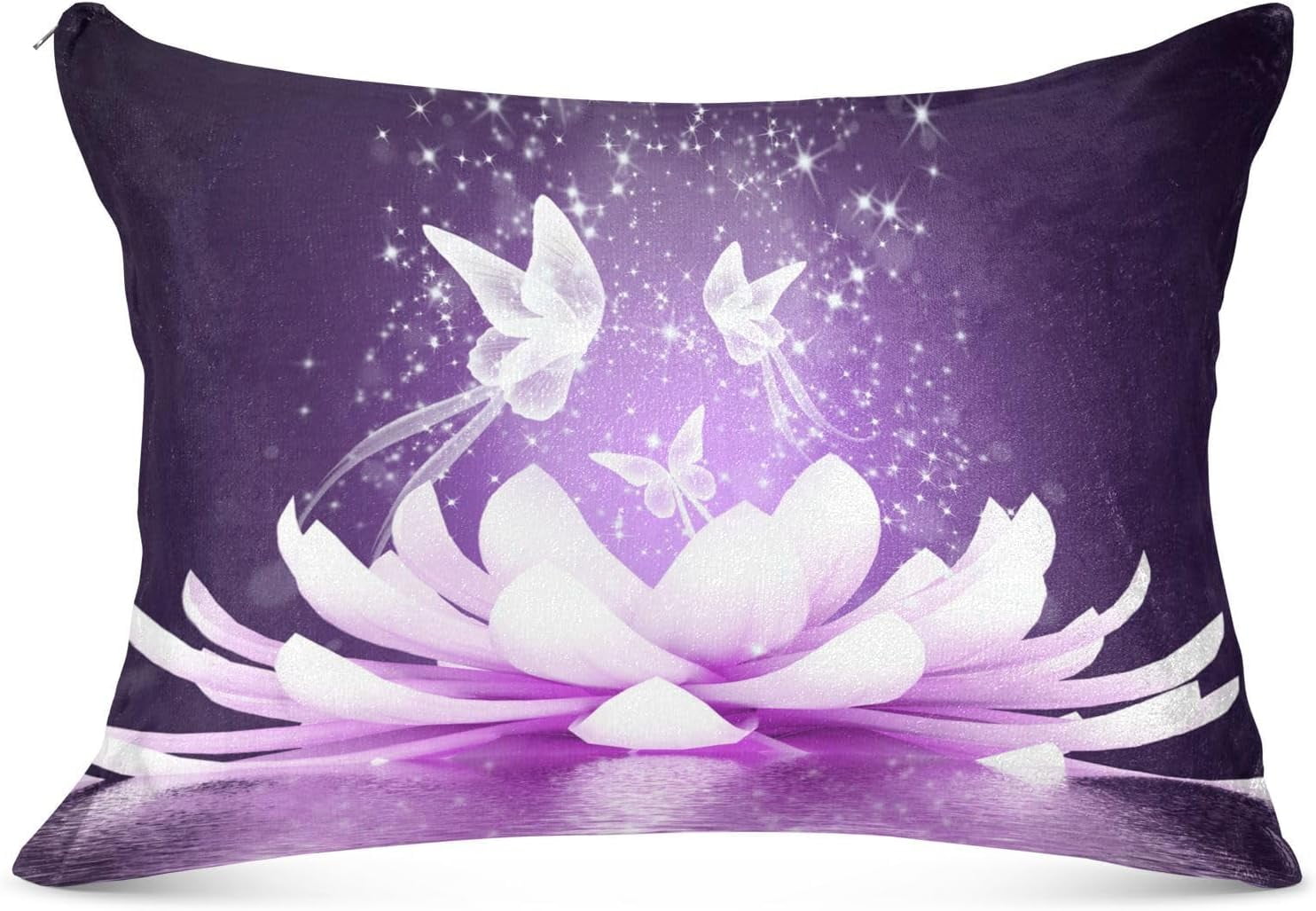 GZHJMY Beautiful Lotus Flower Pillowcases, Soft and Cozy Decorative