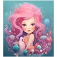thumbnail image 1 of GZHJMY Beautiful Mermaid Girl Dishwasher Magnet Cover 20x26in,Reuseable Refrigerator Magnet Cover Decal Fridge Microwave Stickers Kitchen Home Decor, 1 of 6